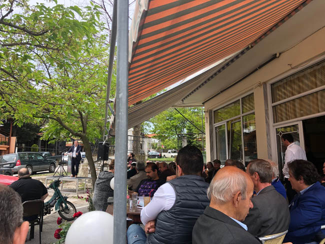 Προτεραιότητα στον Πολίτη: στα Ριζώματα ο Αντώνης Μαρκούλης