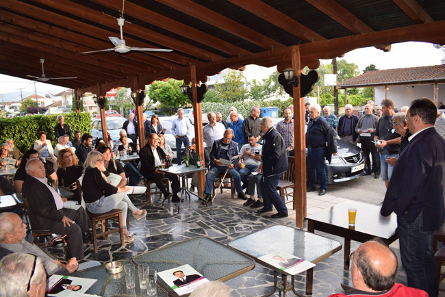 Σε Διαβατό και Μακροχώρι συνέχισε του Δημόσιους Διαλόγους ο Κώστας Βοργιαζίδης 