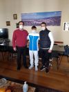 Συνάντηση του Δημάρχου Βέροιας με τον αθλητή του Συλλόγου «Ρωμιός» Γεώργιο Ιωσηφίδη
