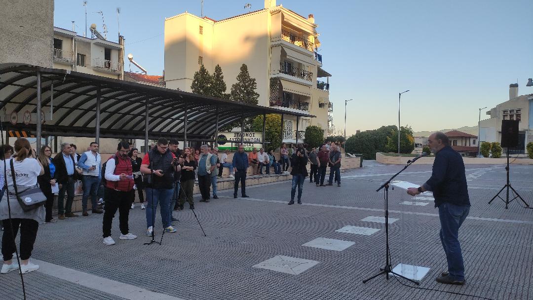 Συγκέντρωση του Ν.Τ της ΑΔΕΔΥ στη Βέροια