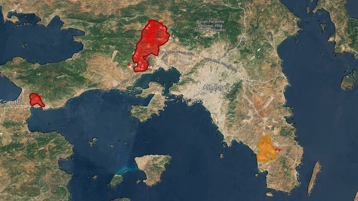 Το μέγεθος της καταστροφής: Καμένα 163.950 στρέμματα γης