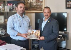 Συνάντηση Δημάρχου με τον Αιγύπτιο Πρόεδρο της Ομοσπονδίας Εργαζομένων Ύδρευσης-Αποχέτευσης