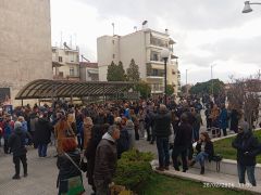 Μεγάλη συγκέντρωση στη Βέροια για τα 3 χρόνια από το έγκλημα στα Τέμπη