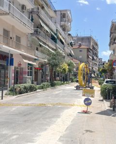 Συνεχίζονται οι εργασίες για το φυσικό αέριο στη Βέροια. Σήμερα στη Μεγάλου Αλεξάνδρου