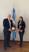 Επίσκεψη Γ. Ουρσουζίδη στην Πρέσβειρα της Αργεντινής